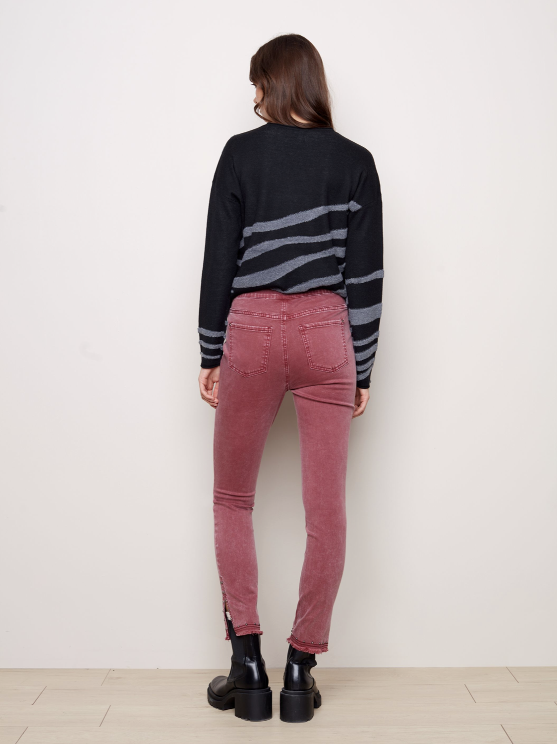 Pantalon Fig à taille extensible - CHARLIE B - c5358-400b - Charlie B