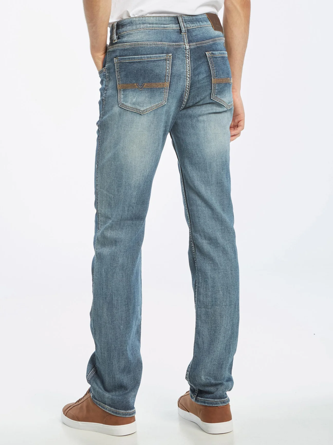 Jeans Brad slim délavé - LOIS